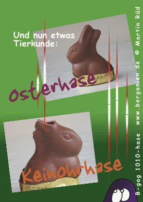 Ostern-Postkarte, Osterkarte "Osterhase"-Vorschau